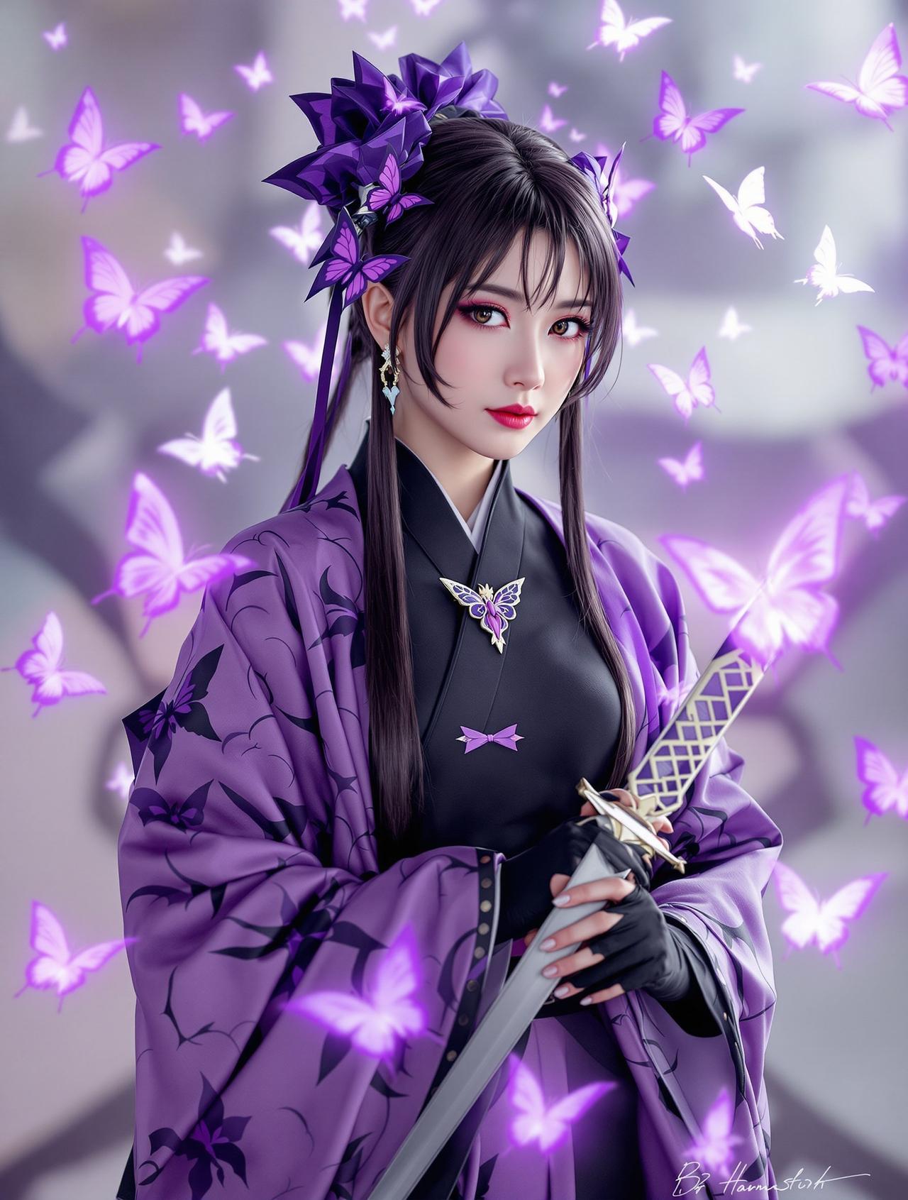 鬼灭之刃·蝴蝶忍 - 黄芷晴 - cos图相关推荐